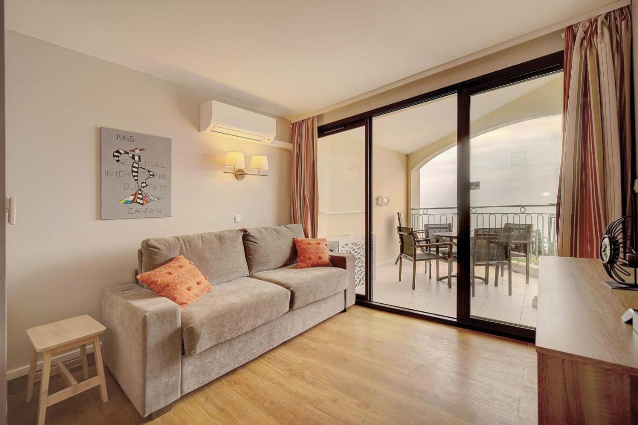 Immogroom - 2 Rooms Sea View - Swimming Pool - Terrace - Parking - Ac คานส์ ภายนอก รูปภาพ